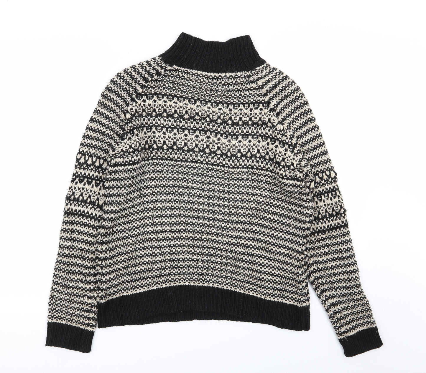 M&S Womens Multicoloured Geometric  Pullover Jumper Size 10