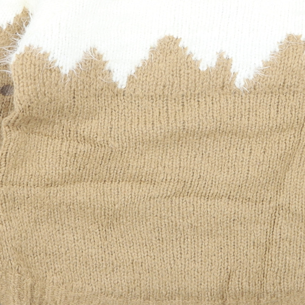 NEXT Girls Multicoloured Polka Dot  Pullover Jumper Size 10 Years  - Christmas Jumper