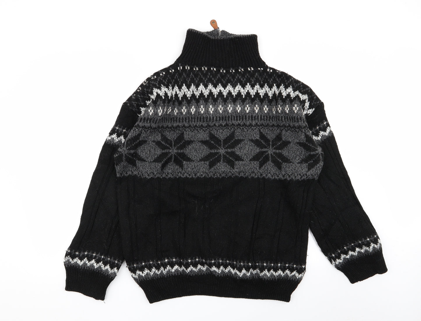 canda Mens Multicoloured Geometric  Pullover Jumper Size M