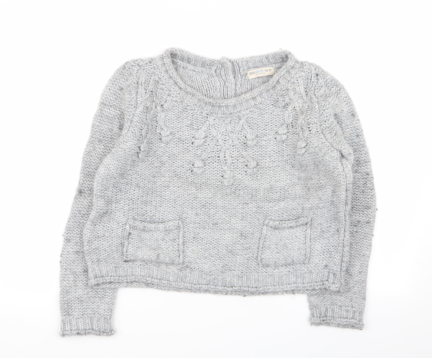 indigo collection Womens Grey   Pullover Jumper Size 12