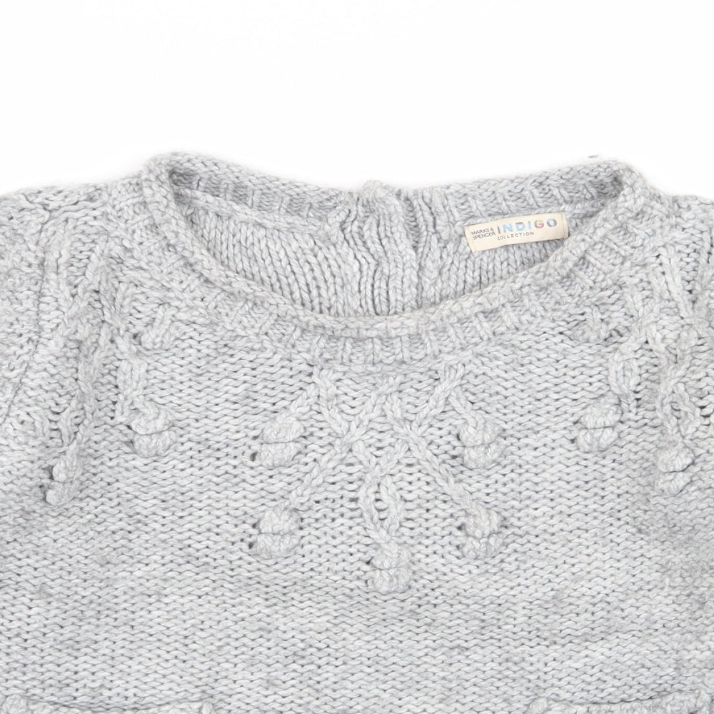 indigo collection Womens Grey   Pullover Jumper Size 12