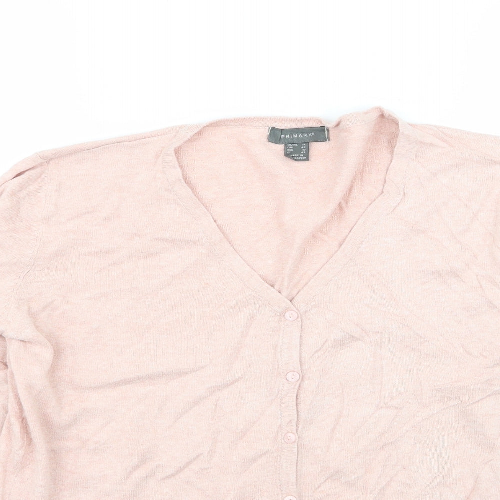 Primark Womens Pink   Cardigan Jumper Size 14