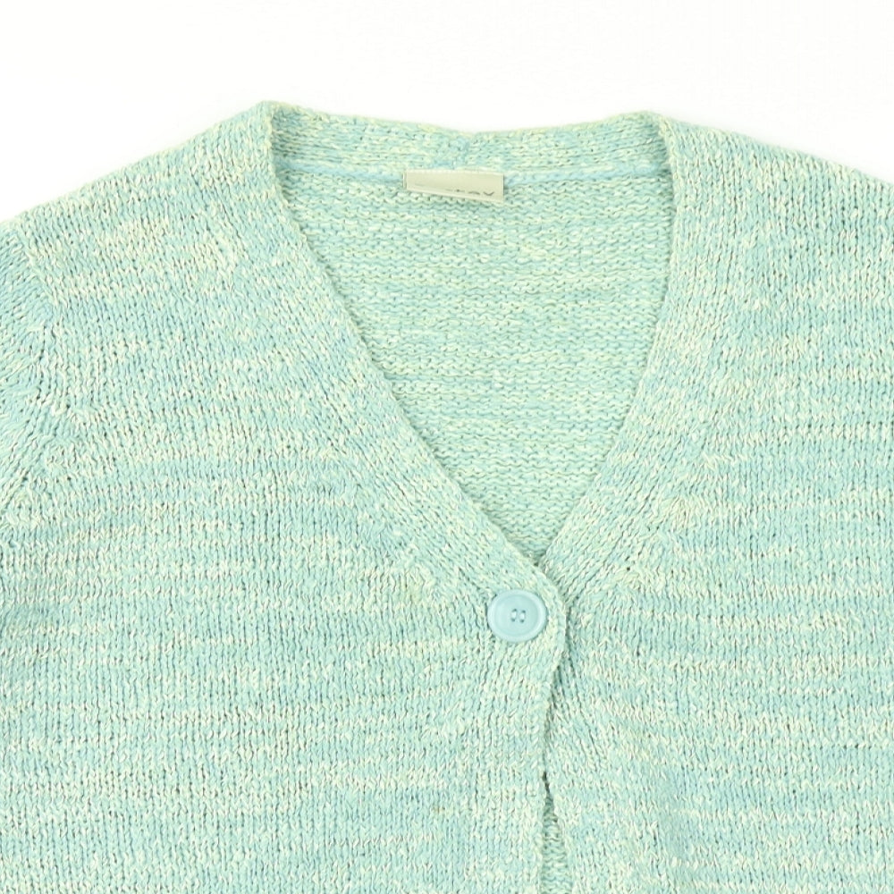 Eastex Womens Green  Knit Cardigan Jumper Size 12