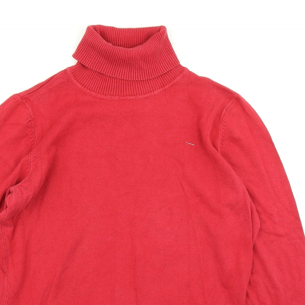 Bpc Mens Red  Knit Pullover Jumper Size M