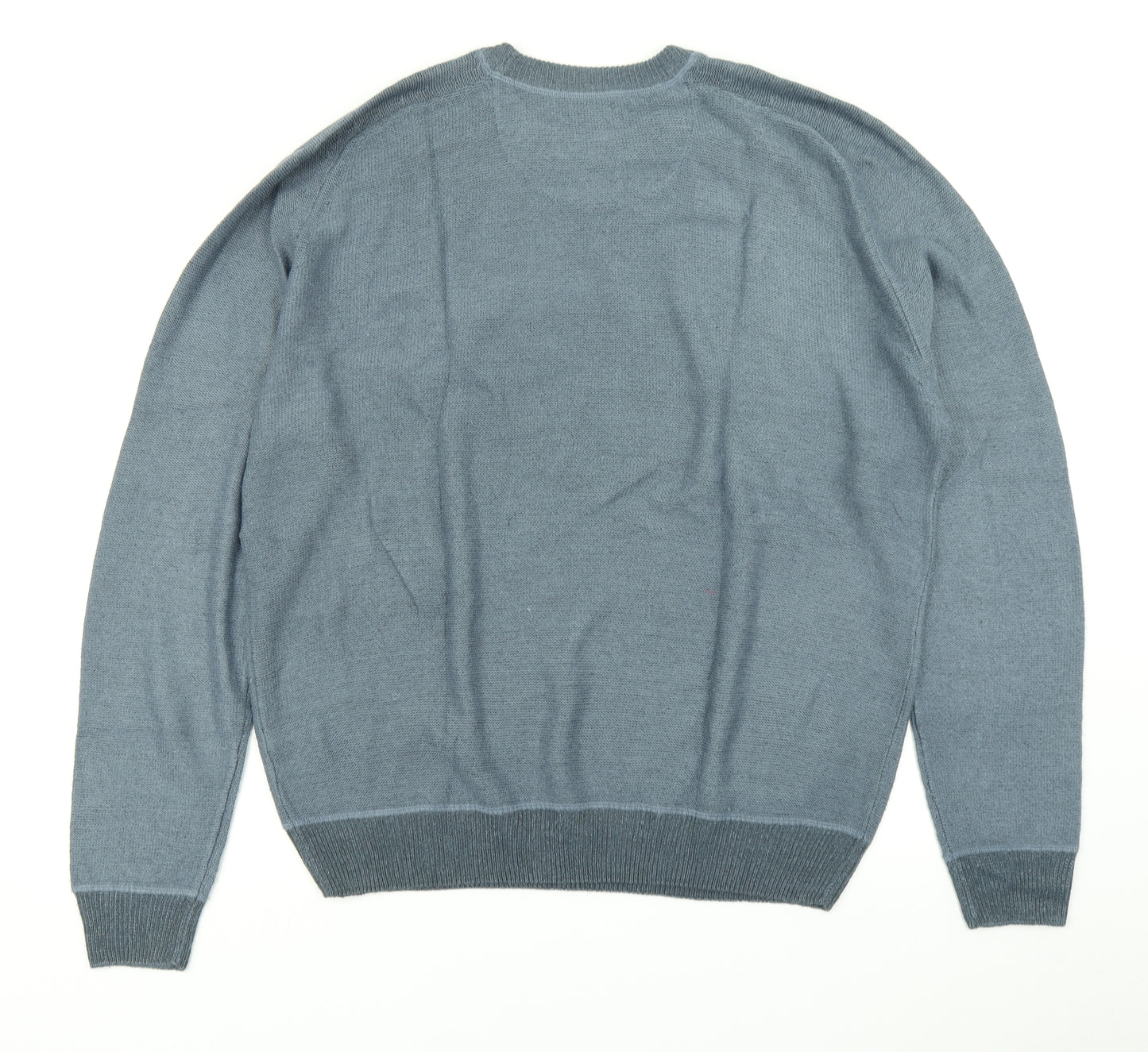 One Valley Mens Blue  Knit Pullover Jumper Size XL