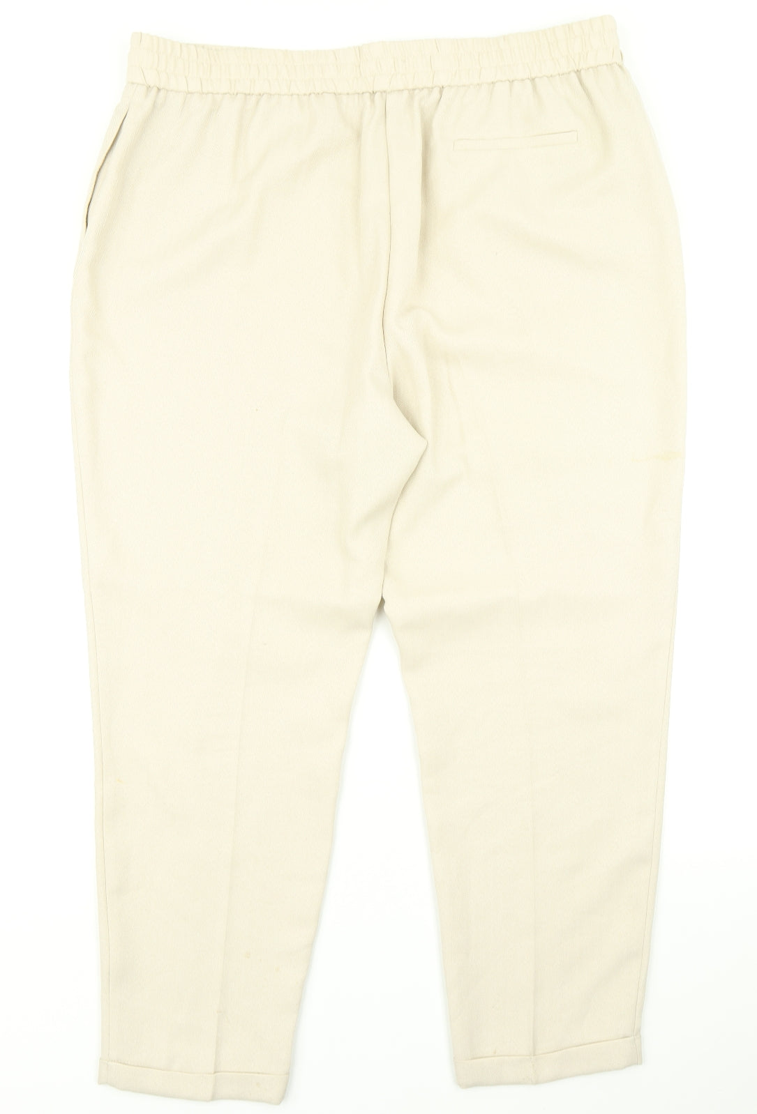 TU Womens Beige Herringbone  Dress Pants Trousers Size 18 L24 in