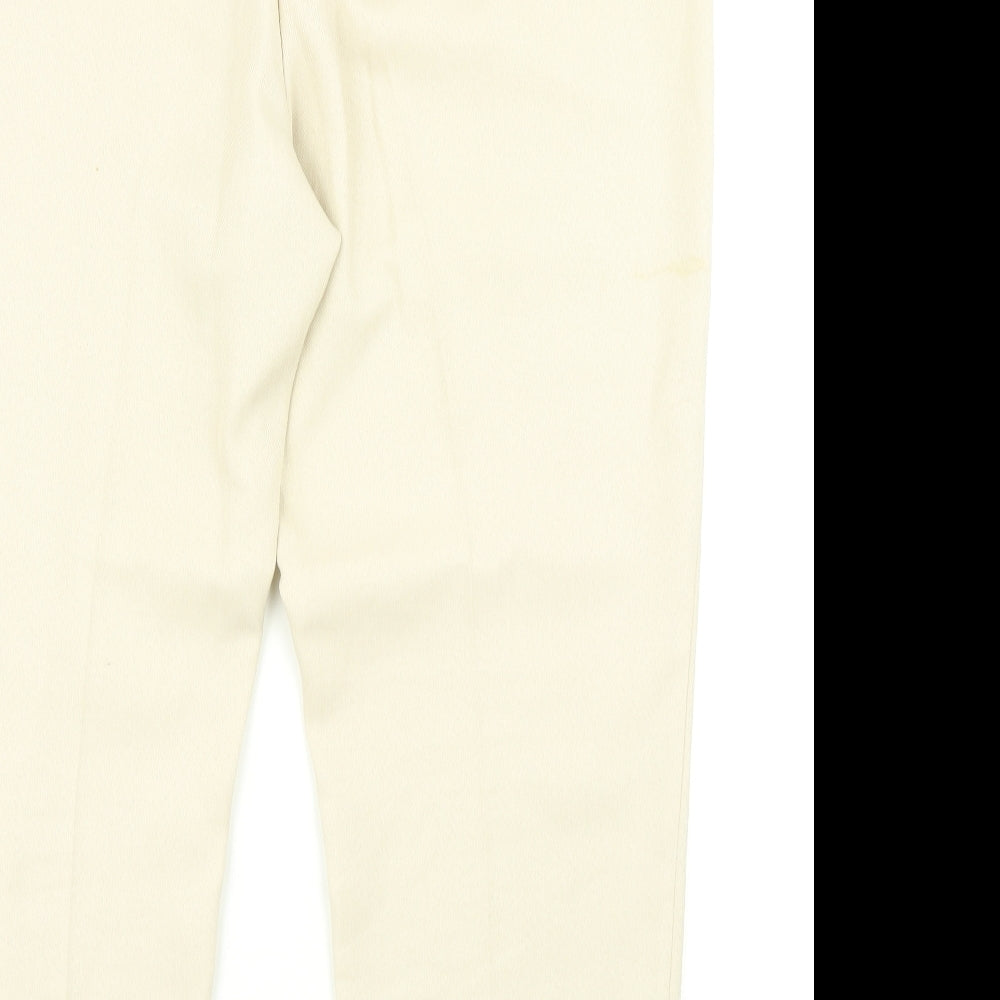 TU Womens Beige Herringbone  Dress Pants Trousers Size 18 L24 in