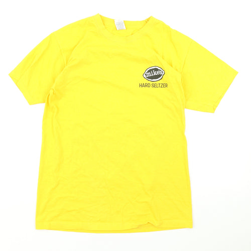 Fruit of the Loom Womens Yellow   Basic T-Shirt Size S