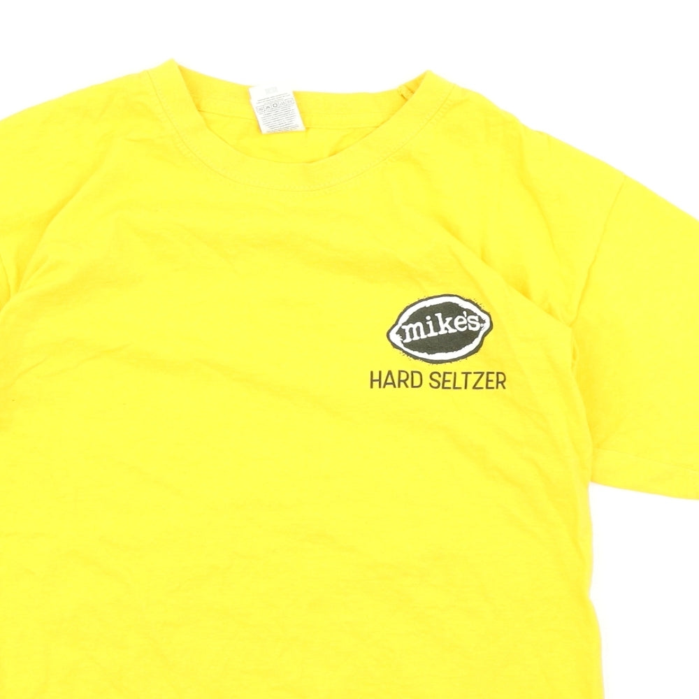 Fruit of the Loom Womens Yellow   Basic T-Shirt Size S