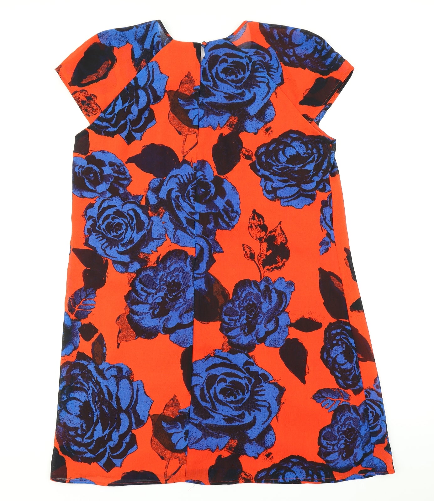 River Island Womens Orange Floral  A-Line  Size 16