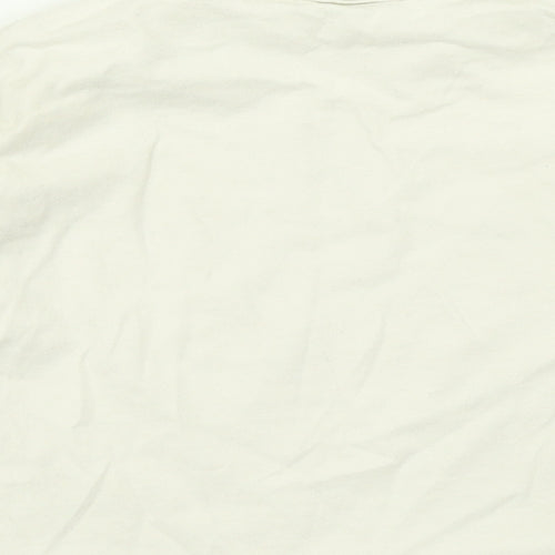 Zara Girls White   Basic T-Shirt Size 3-4 Years