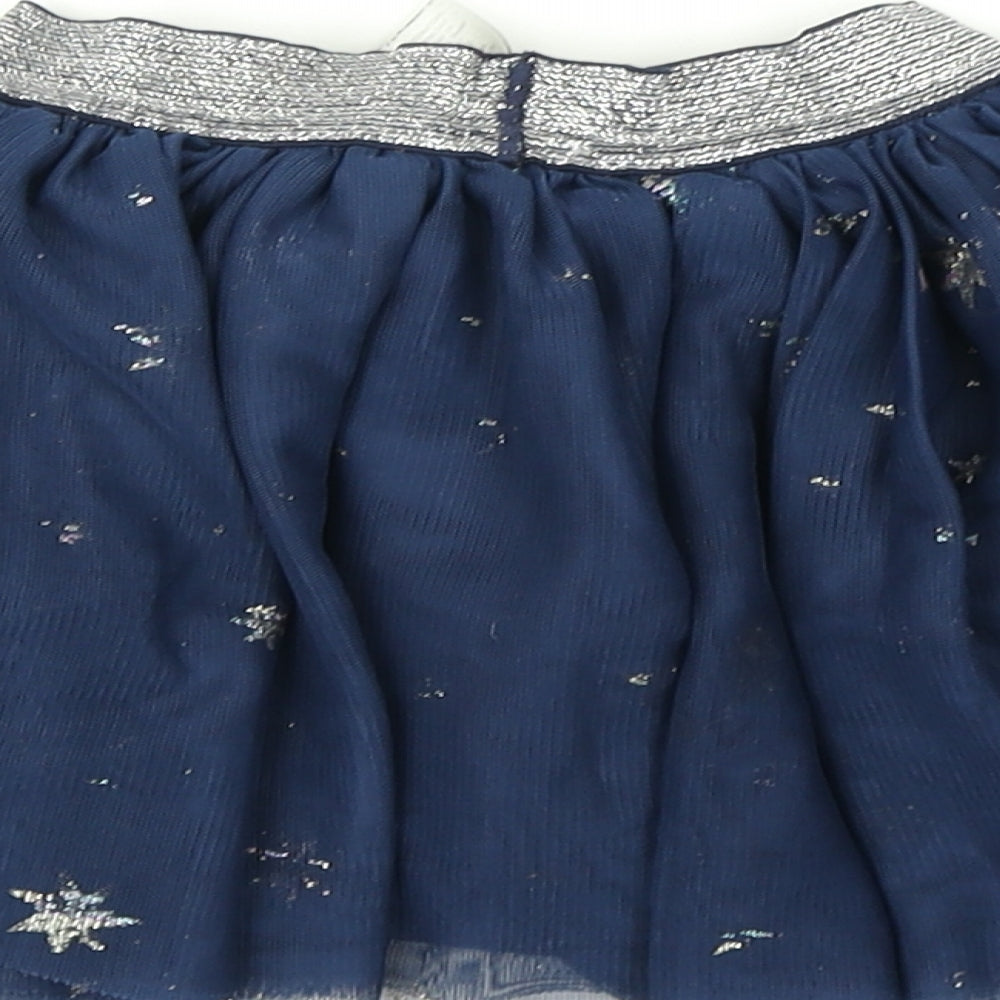 F&F Girls Blue Spotted  Tutu Skirt Size 3-4 Years