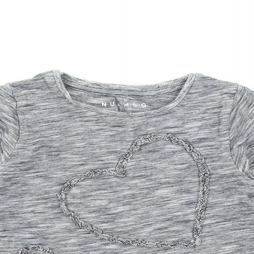 Nutmeg Girls Blue   Basic T-Shirt Size 3-4 Years