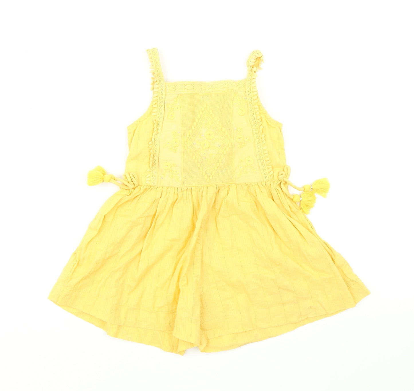 NEXT Girls Yellow   Playsuit One-Piece Size 2-3 Years