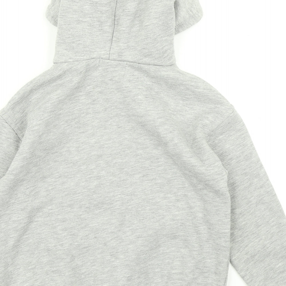 Zara Womens Green   Pullover Hoodie Size 8  - Cropped
