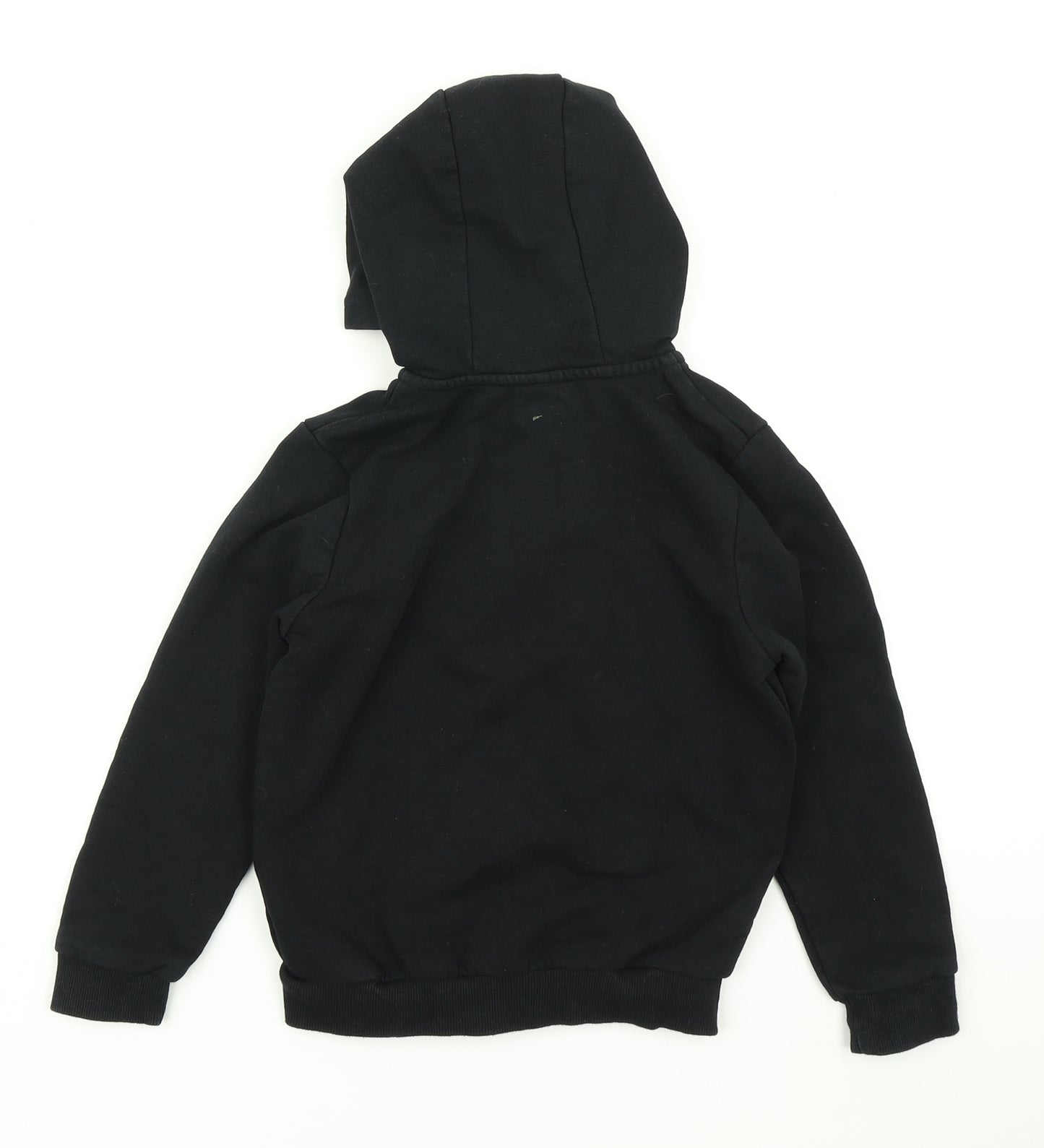 George Girls Black   Full Zip Hoodie Size 5-6 Years