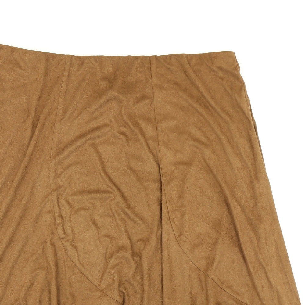 Damart Womens Brown   Flare Skirt Size 22