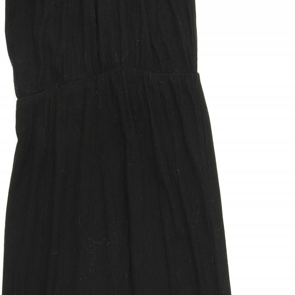 H&M Girls Black   Playsuit One-Piece Size 13-14 Years