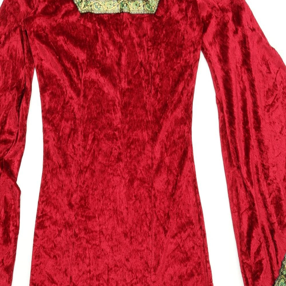 Wicked Costumes Womens Red   Maxi  Size S  - Flare sleeve