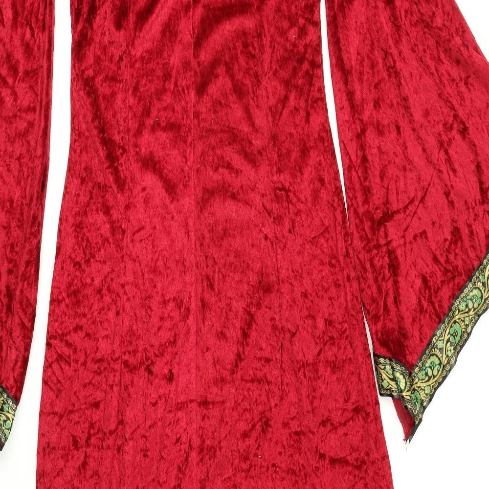 Wicked Costumes Womens Red   Maxi  Size S  - Flare sleeve