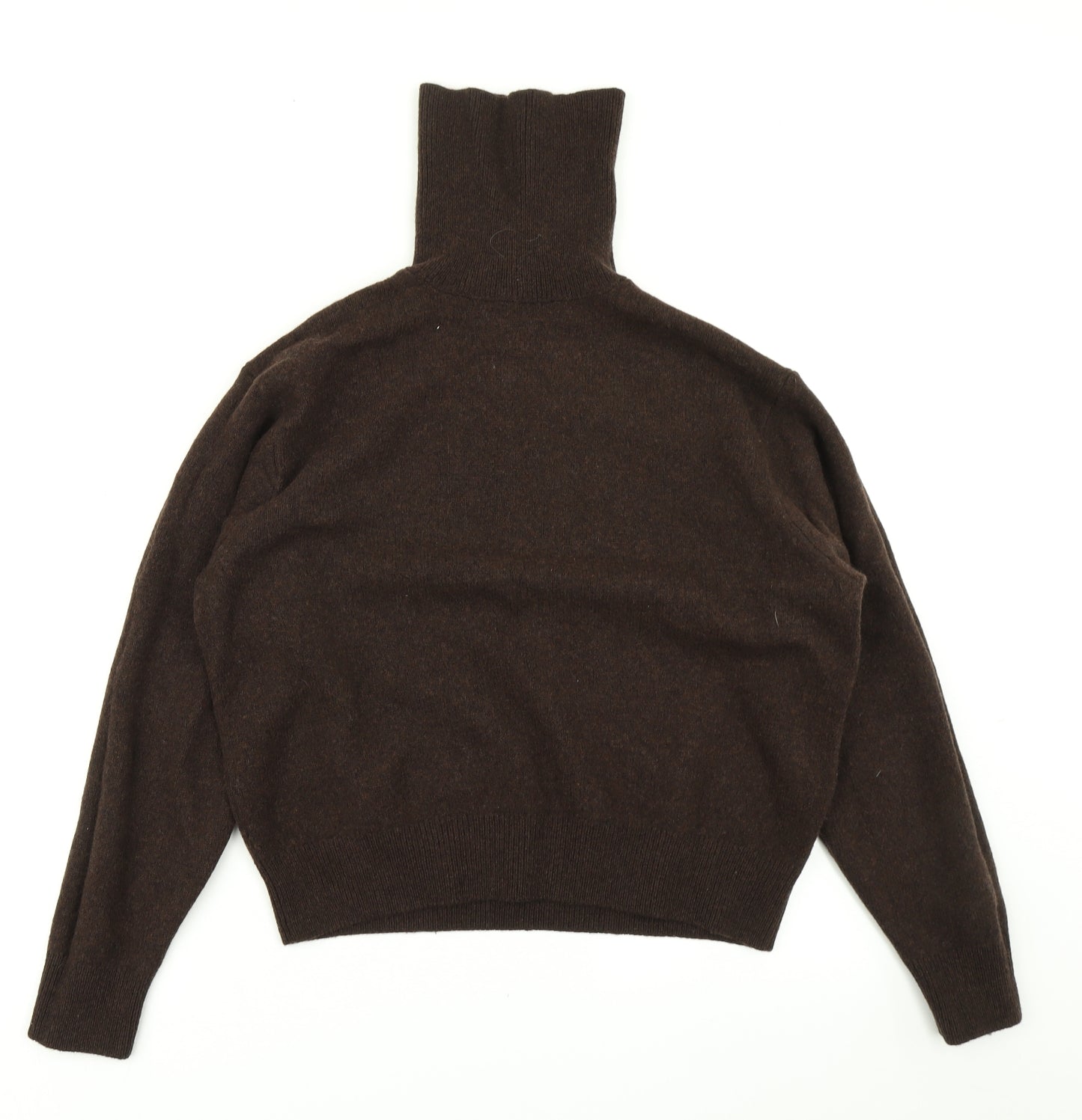 Uniqlo Mens Brown  Knit Pullover Jumper Size M