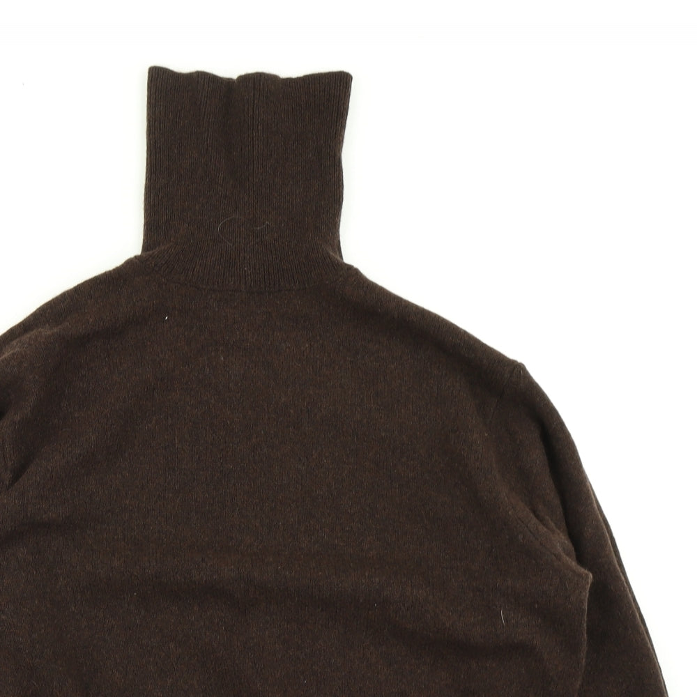 Uniqlo Mens Brown  Knit Pullover Jumper Size M