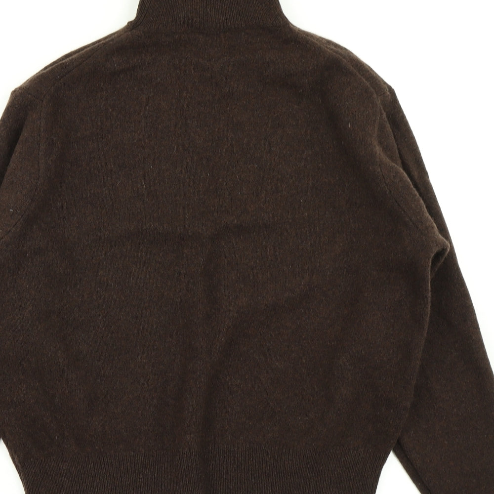 Uniqlo Mens Brown  Knit Pullover Jumper Size M