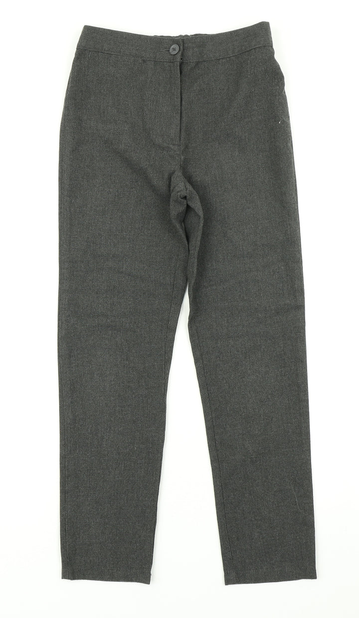 Debenhams Girls Grey Dress Pants Trousers Size 9 Years