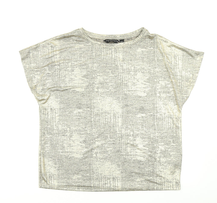 Dorothy Perkins Womens Gold   Basic T-Shirt Size 10