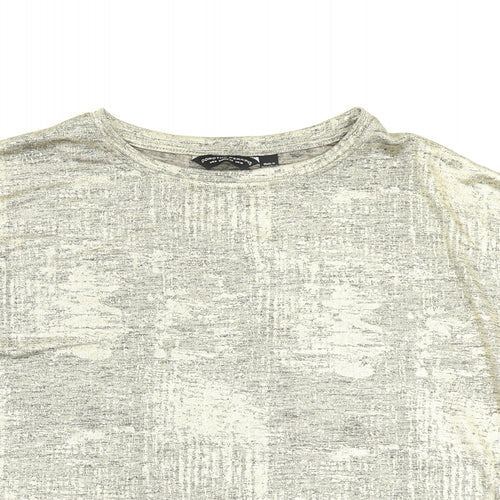 Dorothy Perkins Womens Gold   Basic T-Shirt Size 10