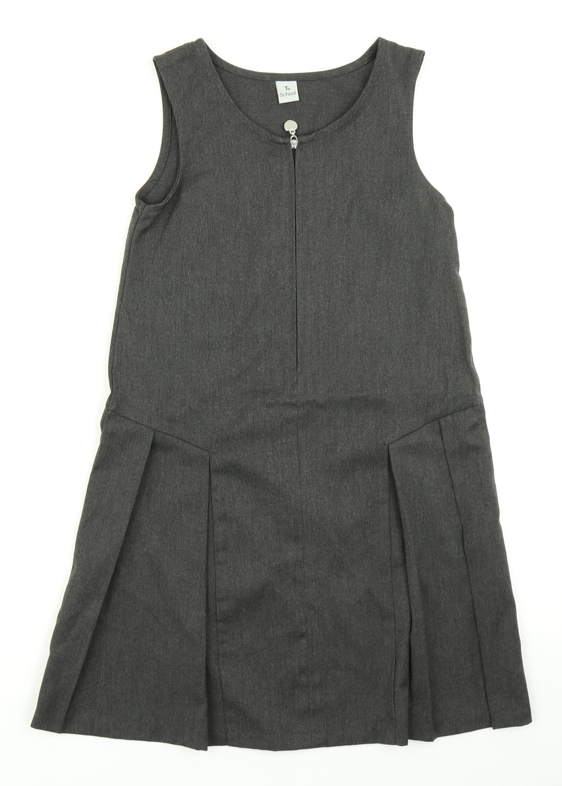 TU Girls Grey   A-Line  Size 10 Years