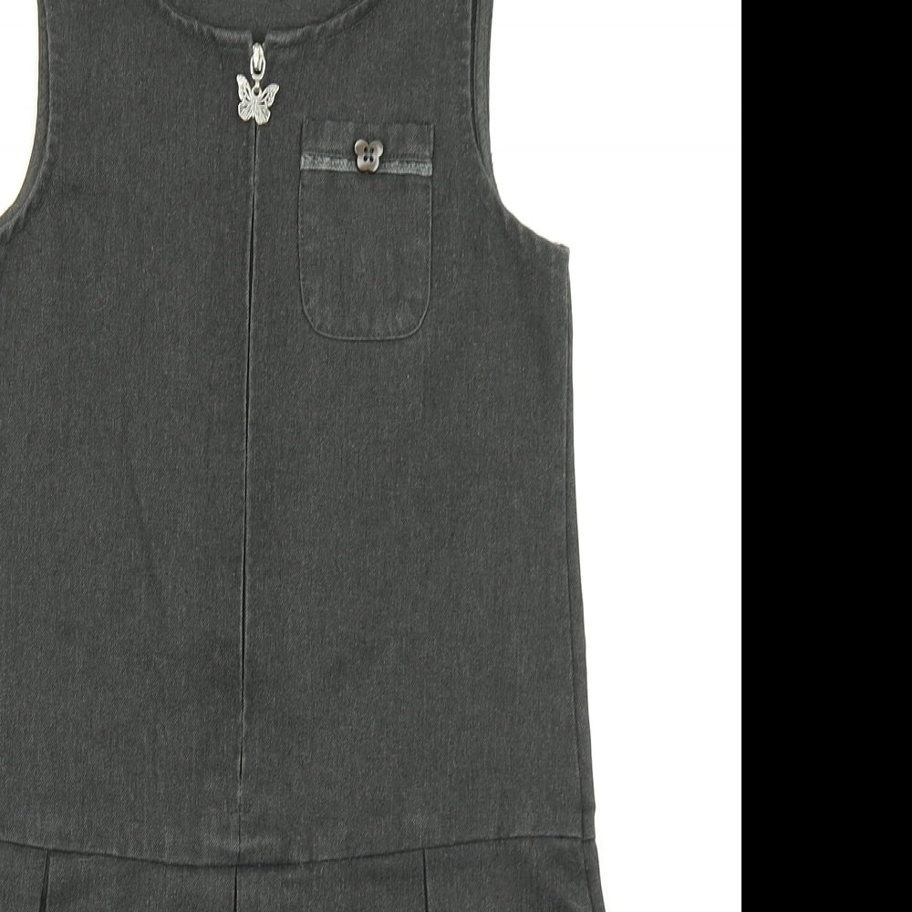 TU Girls Grey   A-Line  Size 9 Years