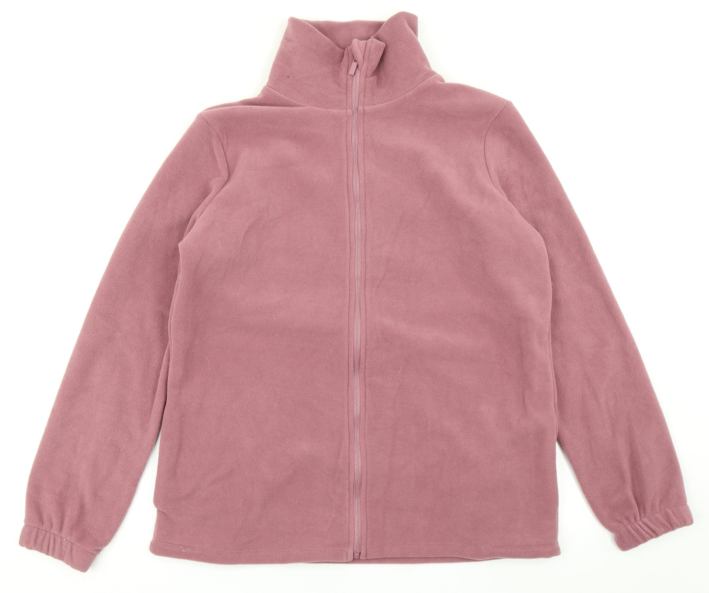 F&F Womens Pink  Fleece Full Zip Sweatshirt Size M