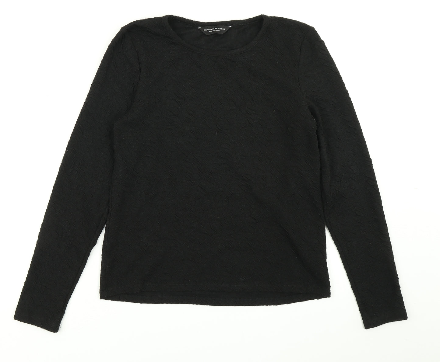 Dorothy Perkins Womens Black   Basic T-Shirt Size 10