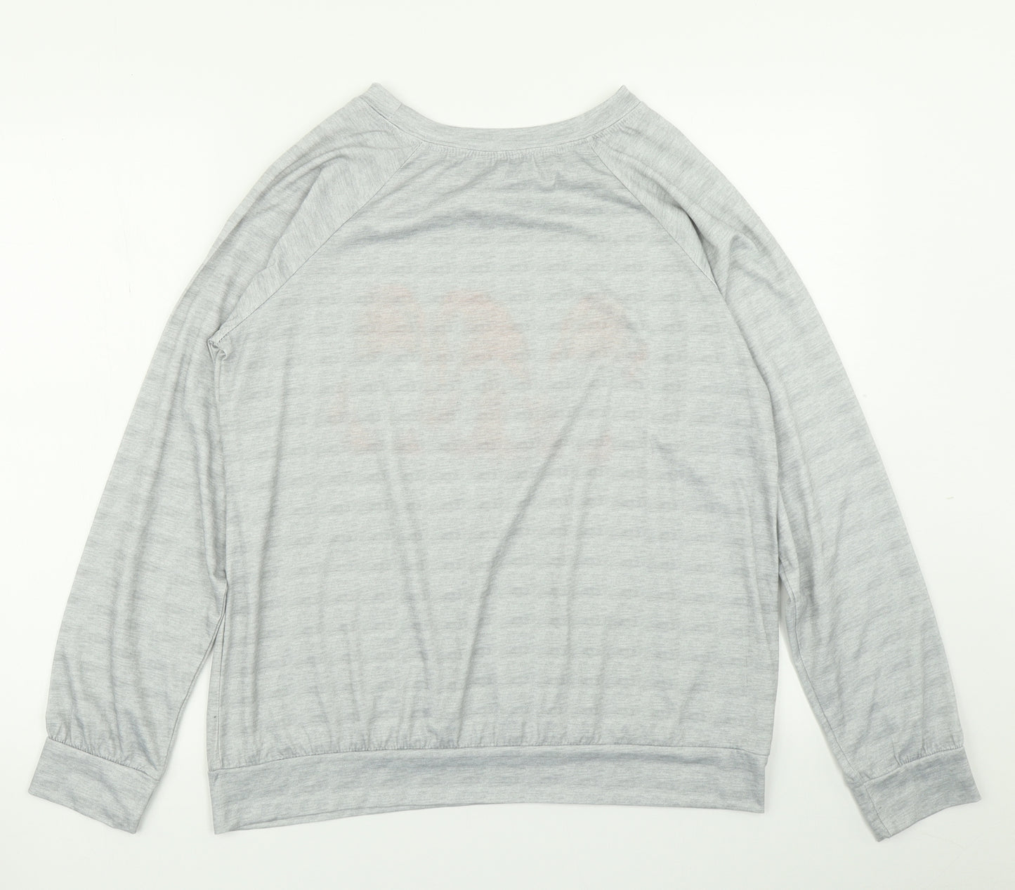 Preworn Womens Grey   Pullover Sweatshirt Size L  - Christmas jumper Gonk