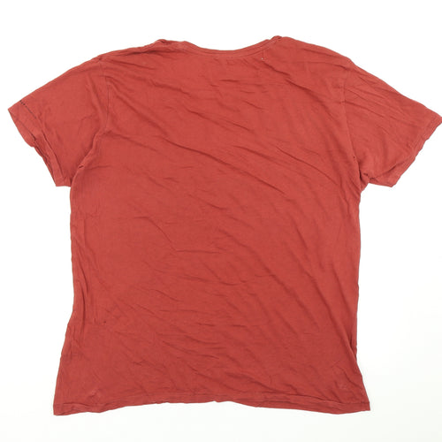 Firetrap Mens Red    T-Shirt Size XL