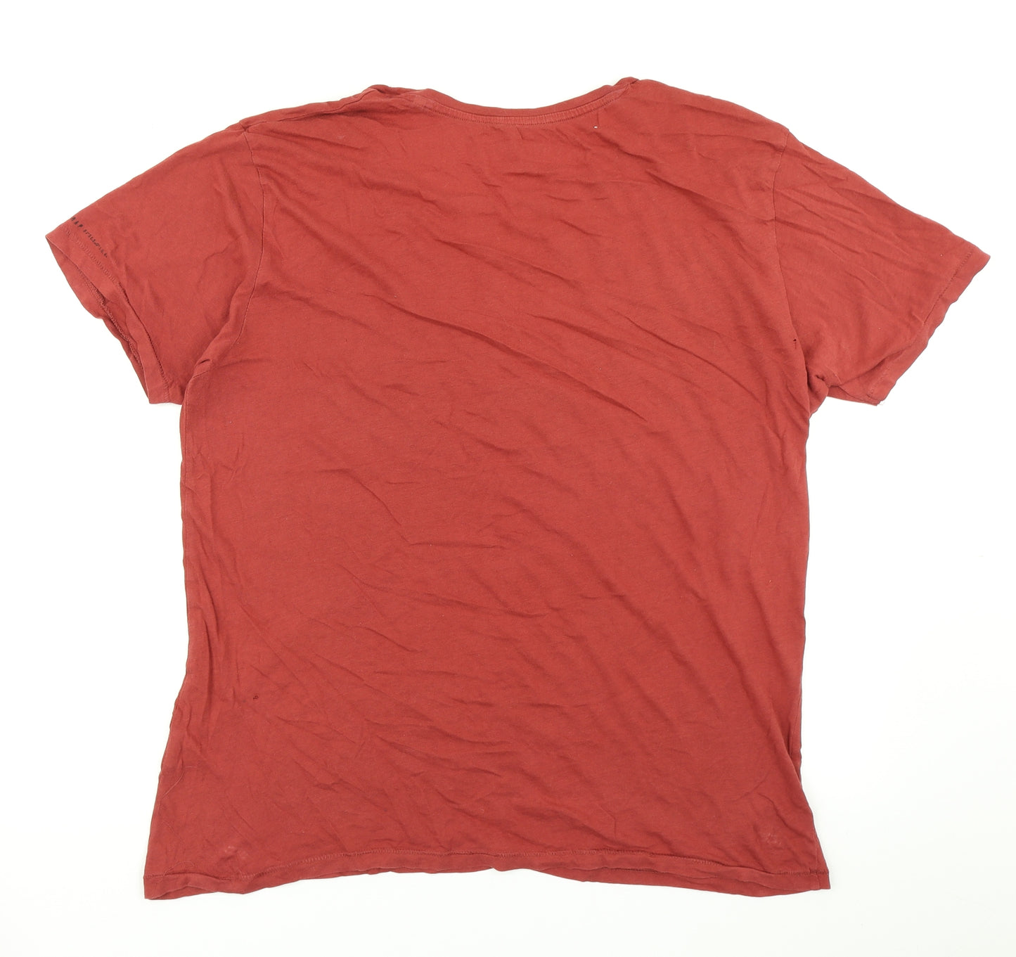Firetrap Mens Red    T-Shirt Size XL