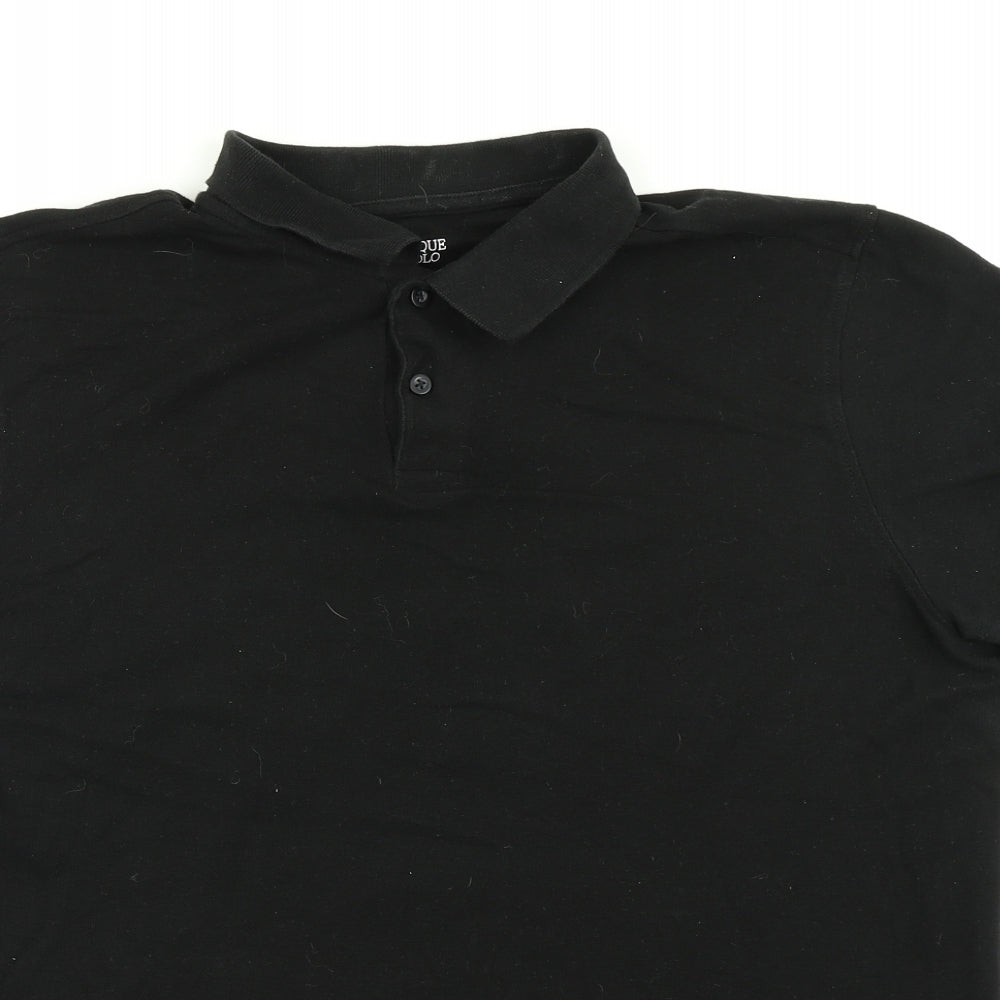 Cedar Wood State Mens Black    Polo Size XL
