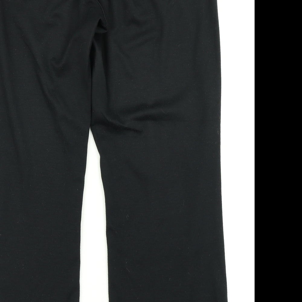 South Womens Black   Trousers  Size 16 L28 in
