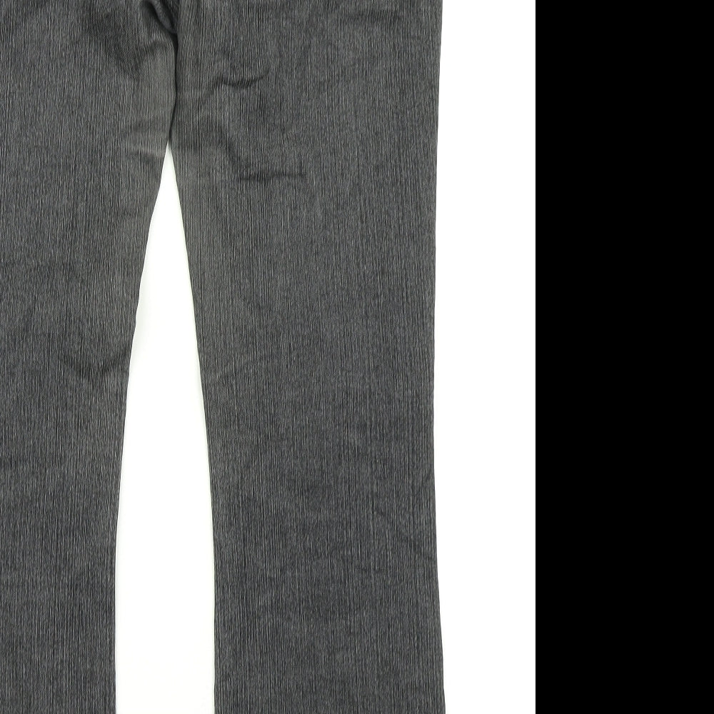 Per Una Womens Grey  Denim Bootcut Jeans Size 12 L29 in