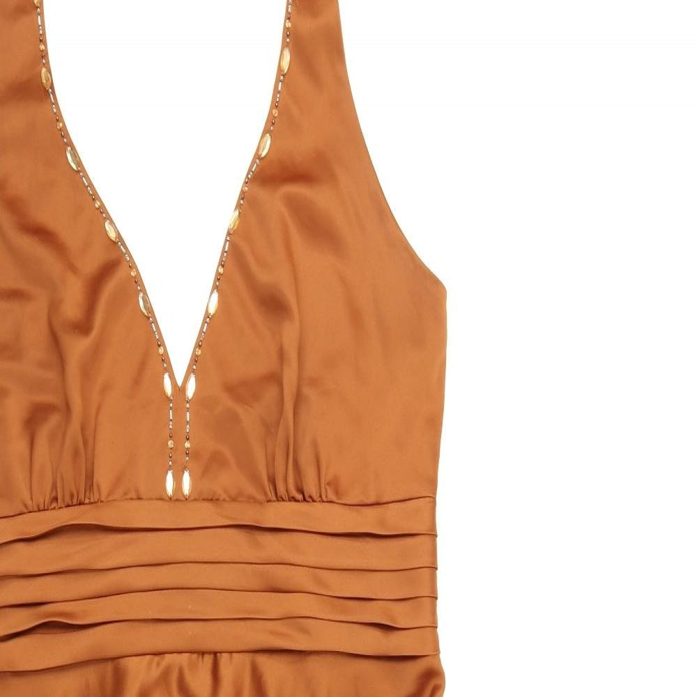 Nicholas Millington Womens Brown   Fit & Flare  Size 16