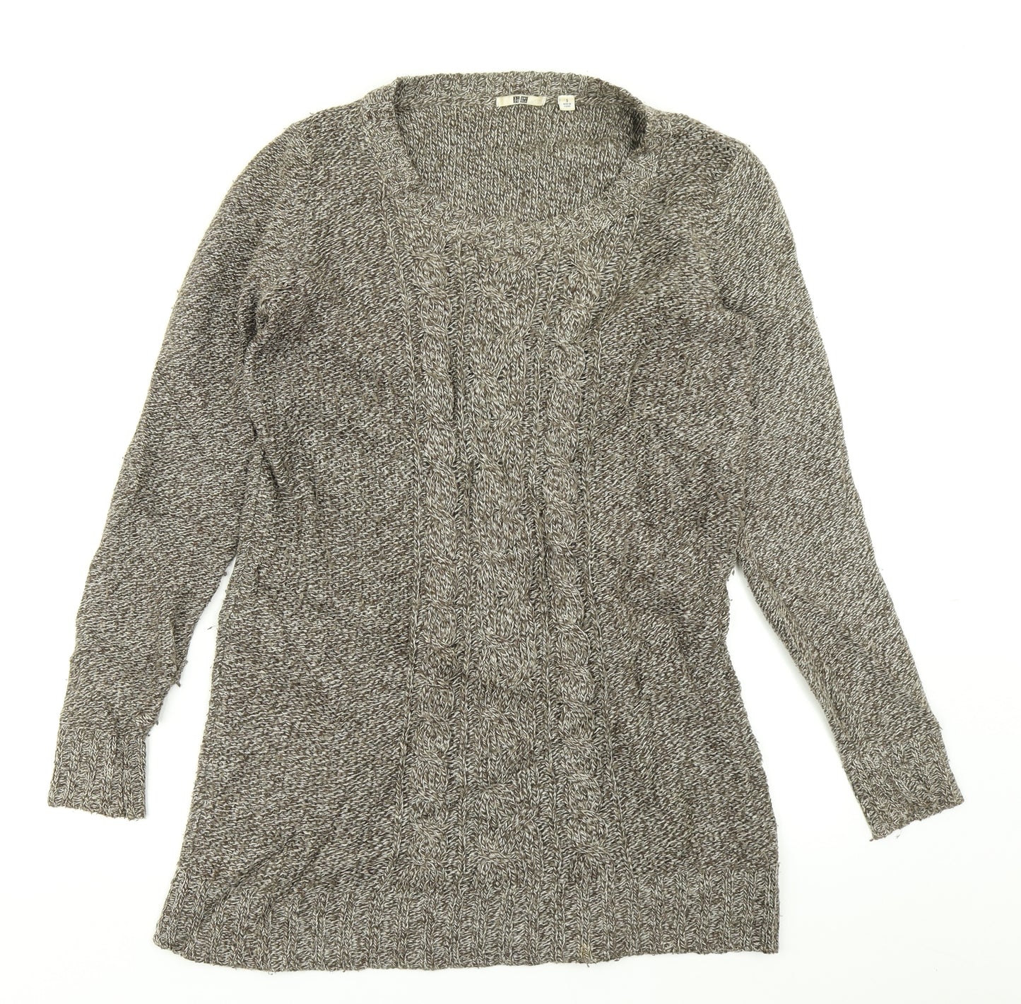 Uniqlo Womens Brown  Knit Pullover Jumper Size S