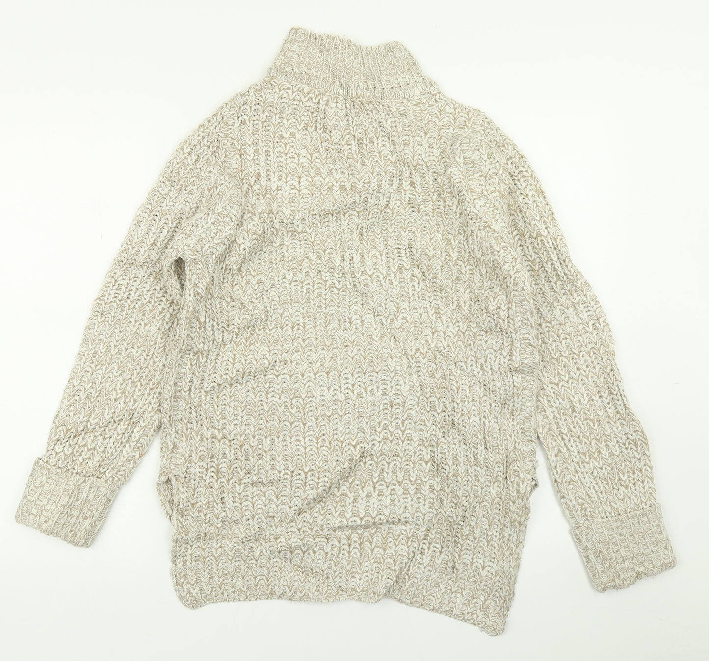 Brave Soul Womens Beige  Knit Pullover Jumper Size XS