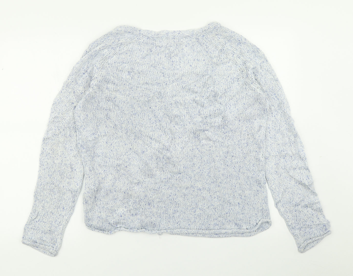 H&M Womens Blue  Knit Pullover Jumper Size M