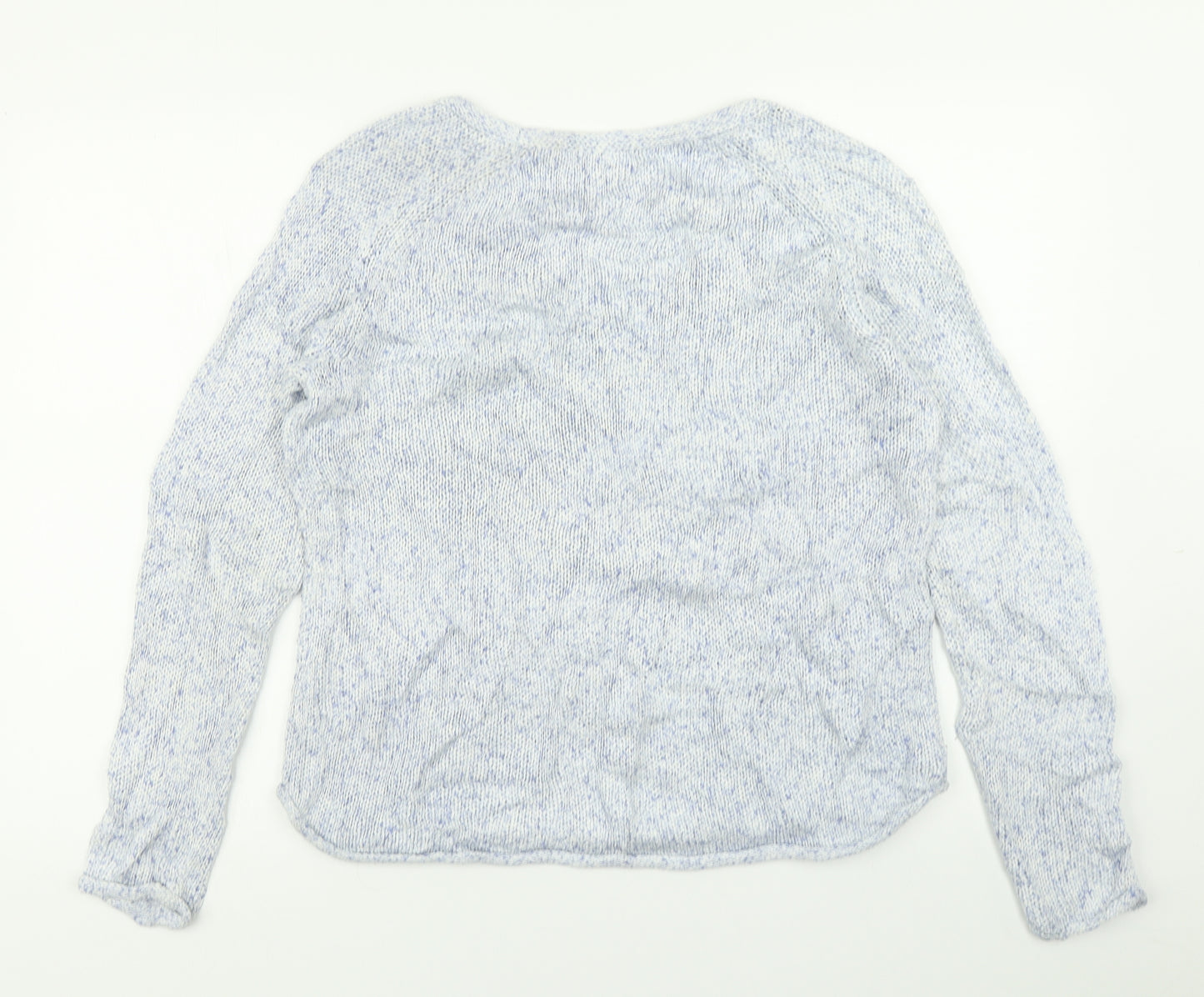 H&M Womens Blue  Knit Pullover Jumper Size M