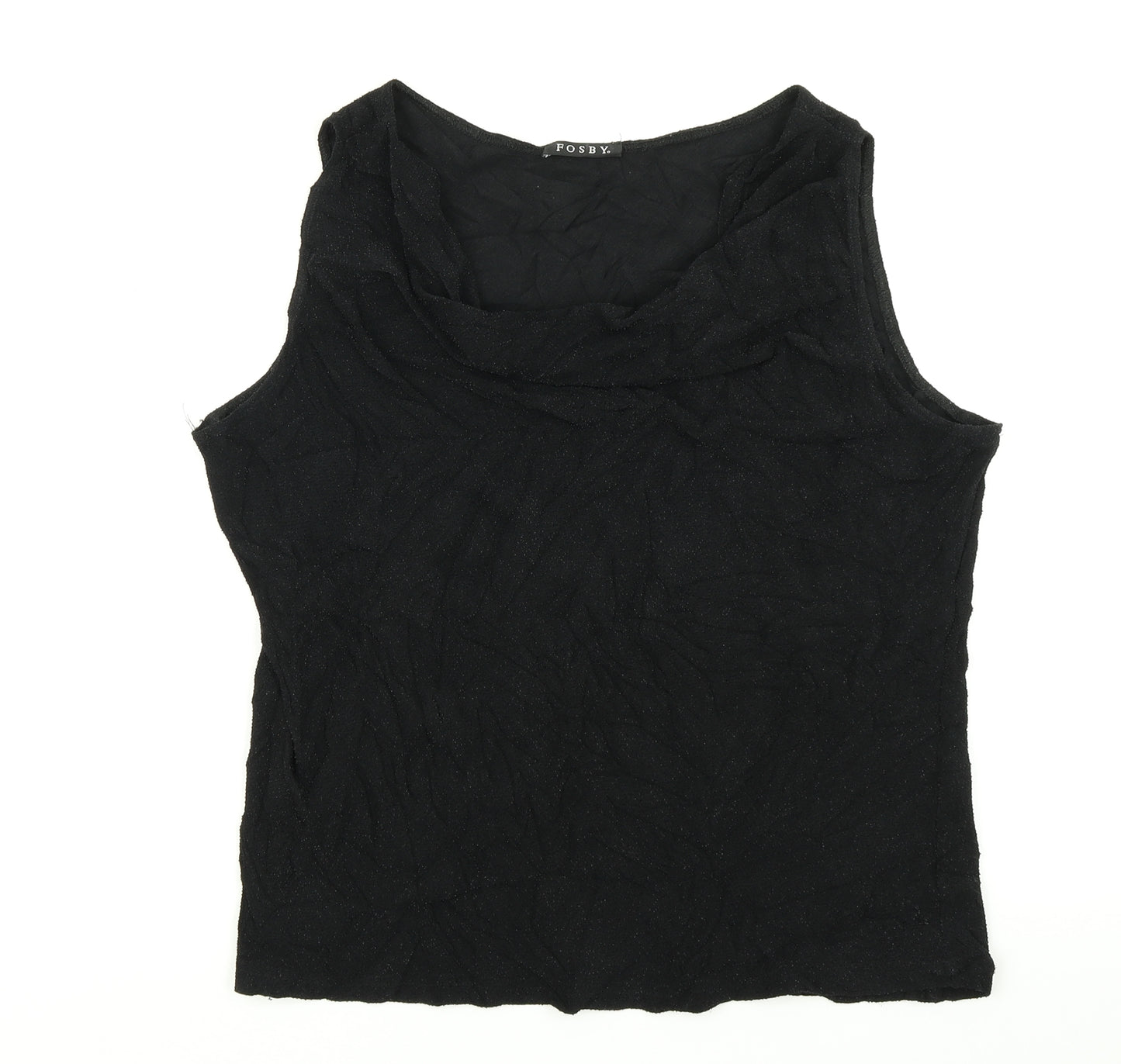 Fodby Womens Black   Basic Tank Size 14