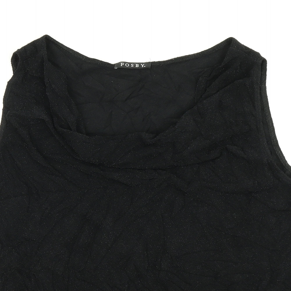 Fodby Womens Black   Basic Tank Size 14