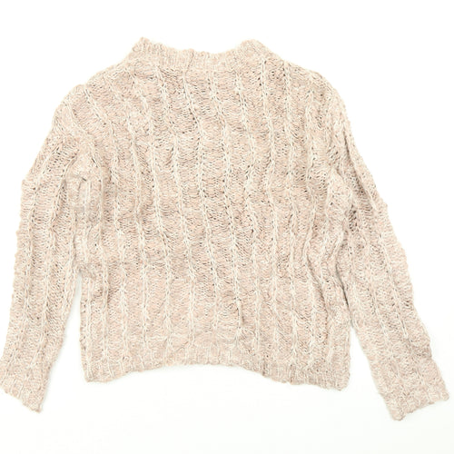Per Una Womens Pink  Knit Pullover Jumper Size 6