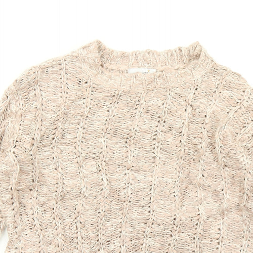 Per Una Womens Pink  Knit Pullover Jumper Size 6