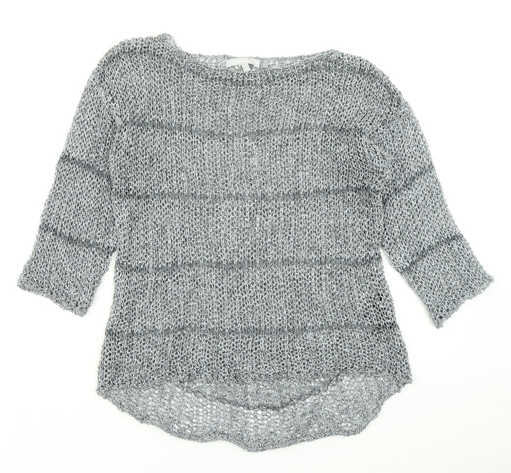 Per Una Womens Beige Knit Pullover Jumper Size S